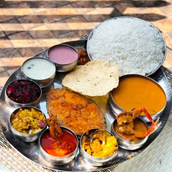 traditional thali dishes in goa