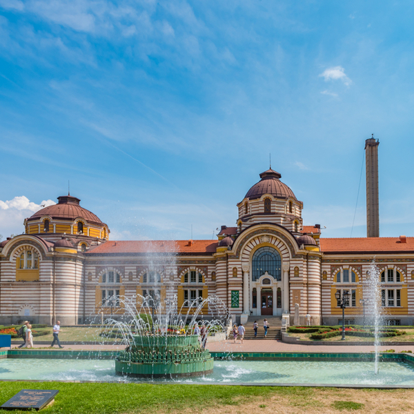 View of the main facade of the Sofia History Museum
