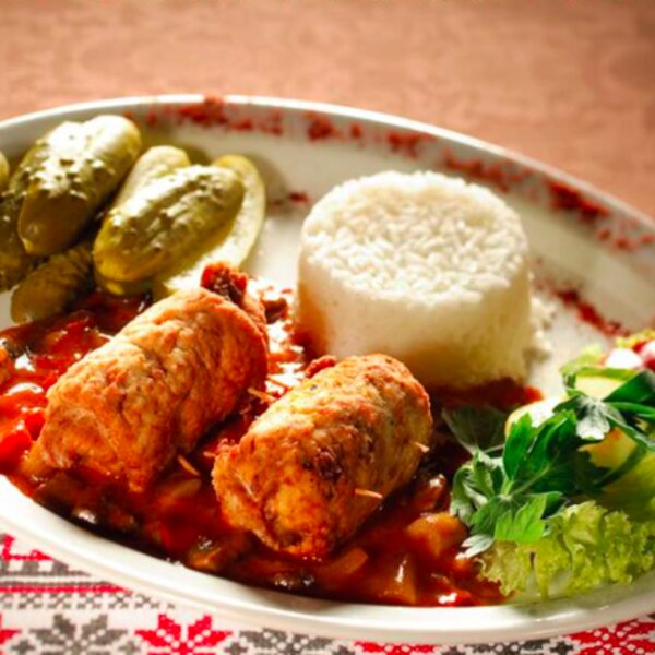 traditional food in krakow restaurant