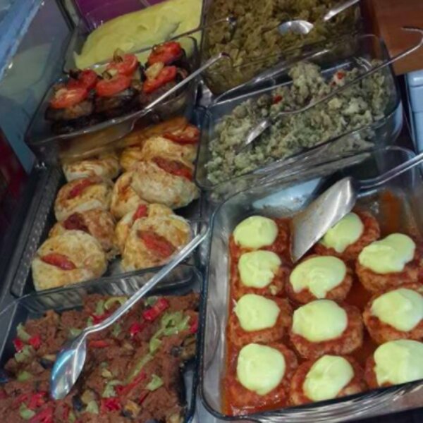 lunch at traditional restaurant istanbul