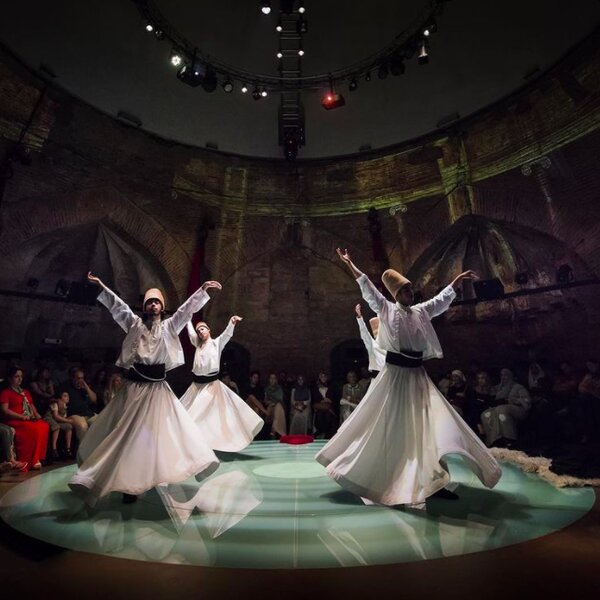seeing a sufi whirling performance at istanbul cultural centre