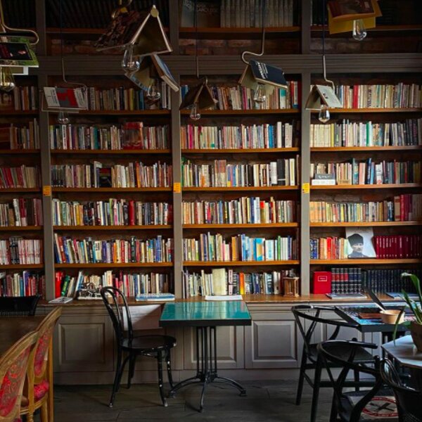 cafe and bookshop in istanbul