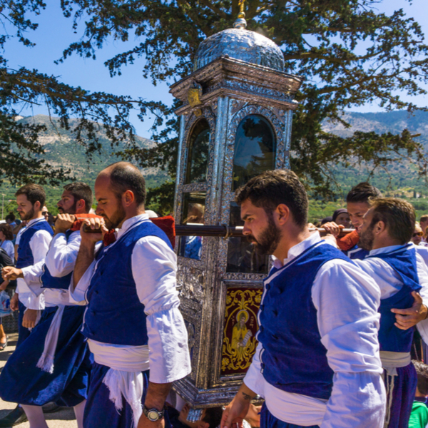 Saint Gerasimos celebrations in kefalonia