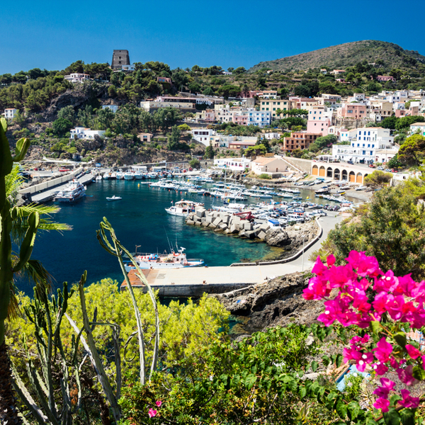 port of Ustica near palermo