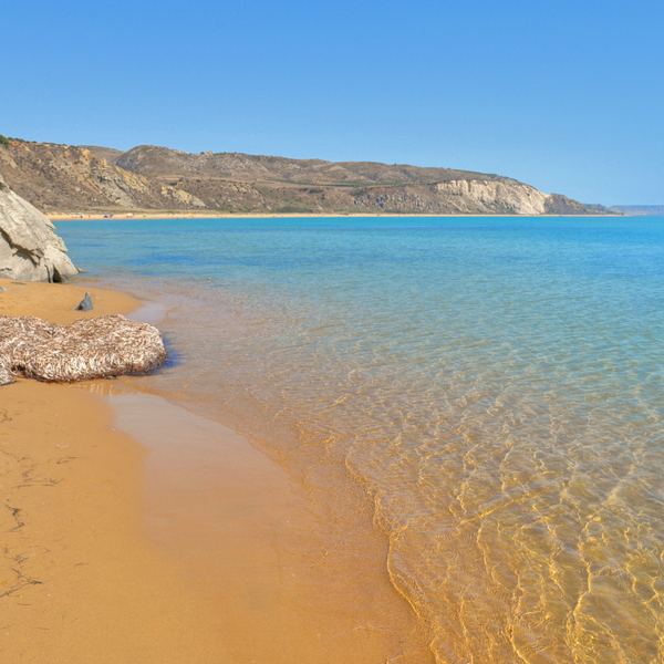beach at the Torre Salsa Nature Reserve sicily