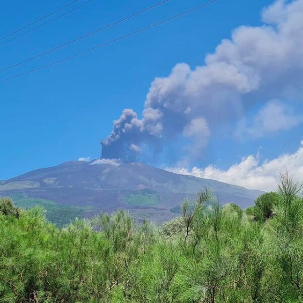 view of mount etna