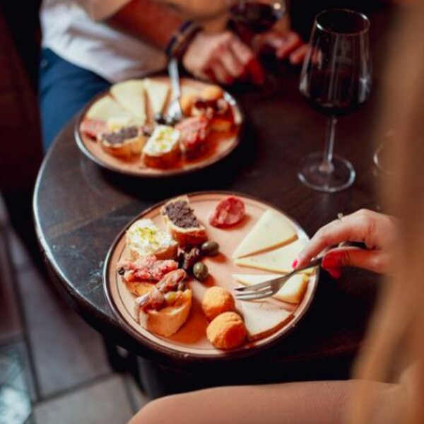 trying sicilian food and drink