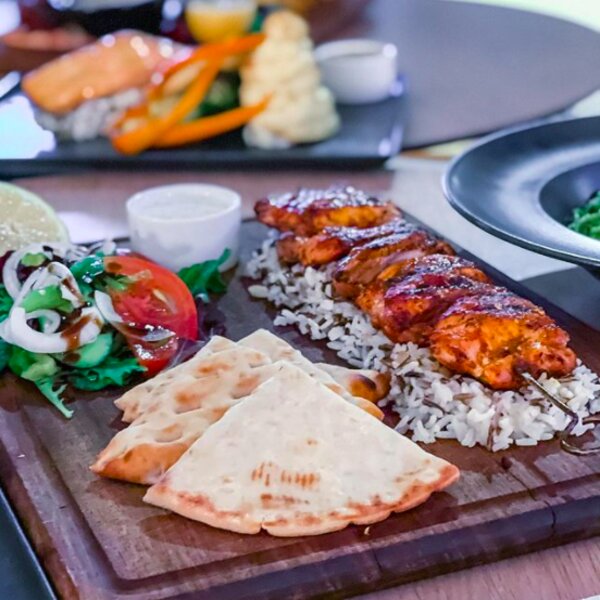 lunch at restaurant in ayia napa