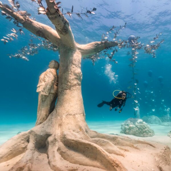 underwater art in ayia napa