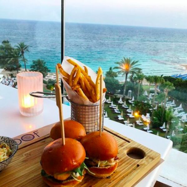 restaurant with sea view in ayia napa