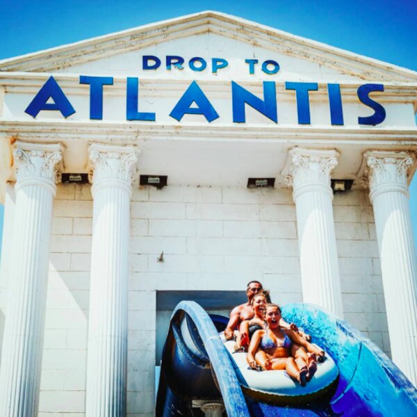 ride at waterpark in ayia napa