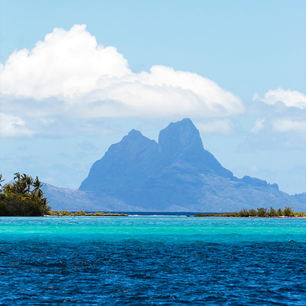 Volcano views in Bora Bora