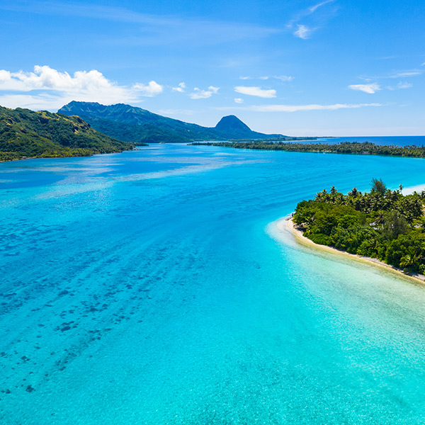 scenic view of Bora Bora