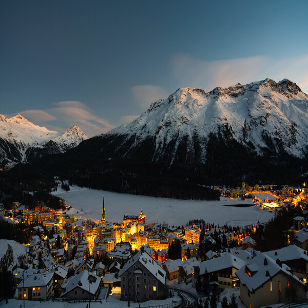 Winter sports in St Moritz