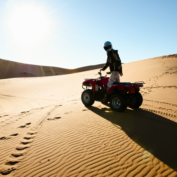 quad biking sahara desert