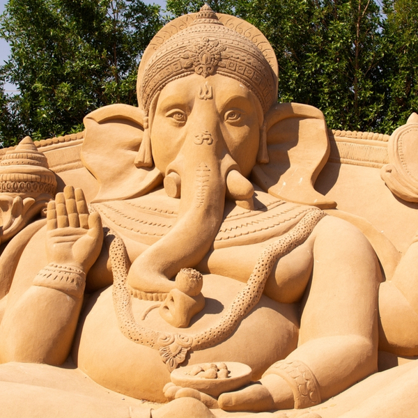 sand sculpture at hurghada attraction