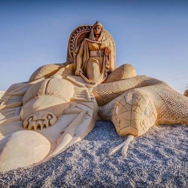 sand art in hurghada