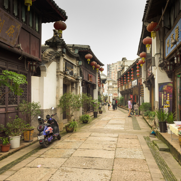 hutongs on beijing street