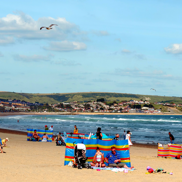 family friendly beach in dorset