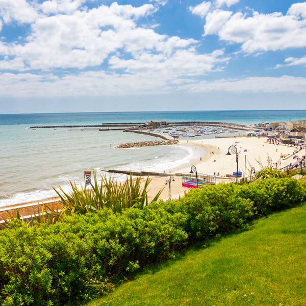 lyme regis beach dorset