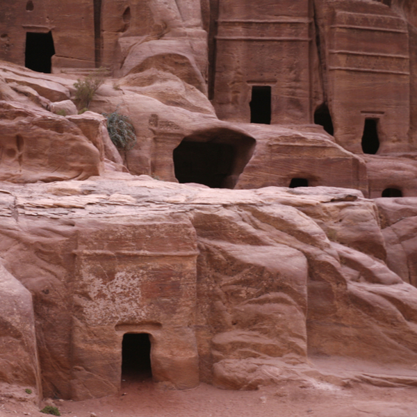 caves in petra