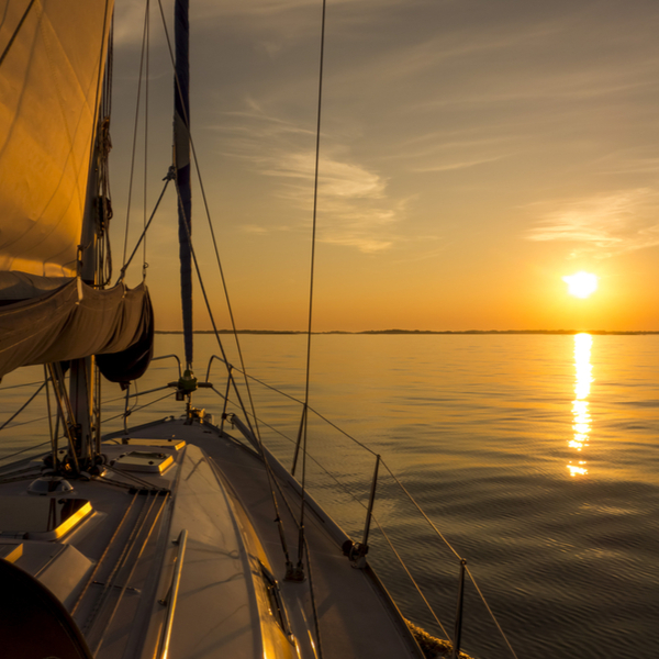 sunset cruise on lake garda