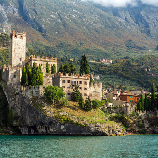 Scaligero Castle lake garda