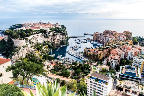 ariel view of Monaco