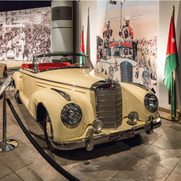 King Abdullah II car museum jordan