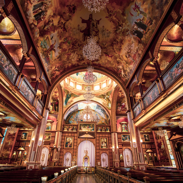 interior of heavenly cathedral sharm el sheikh