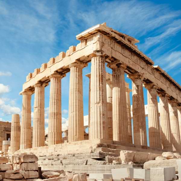 ancient ruins in athens