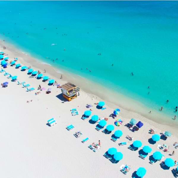 people on miami beach