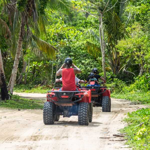 ATV in st lucia rainforest