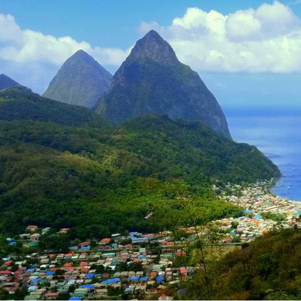 Mount Piton st lucia