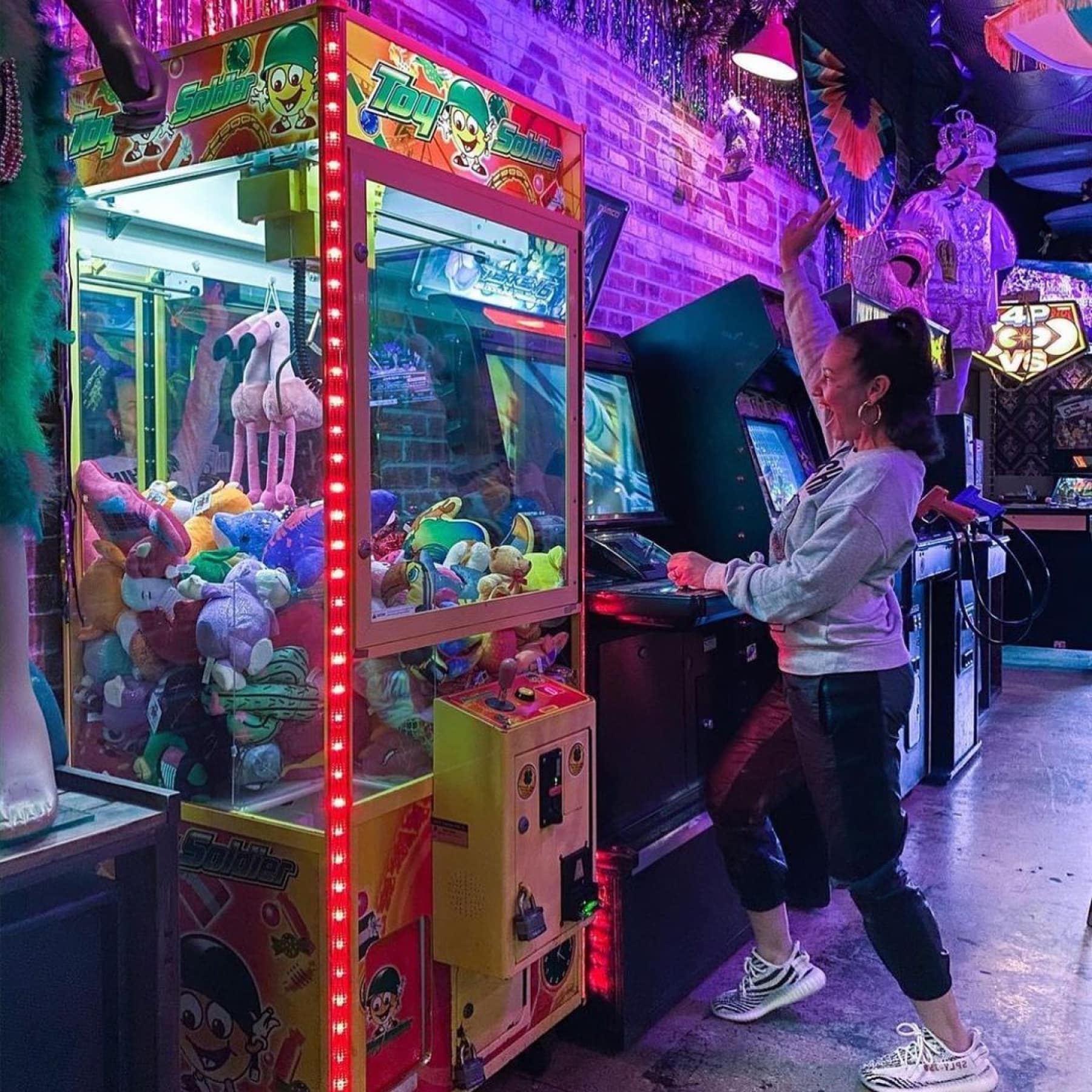 An arcade for adults in the heart of New Orleans