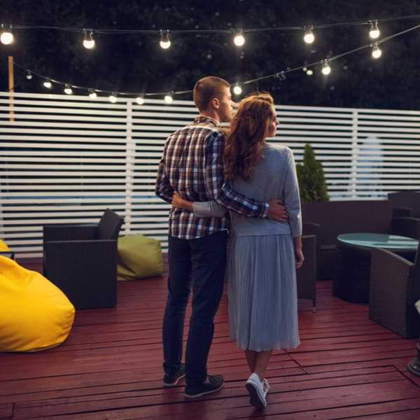 couple on night out in oman
