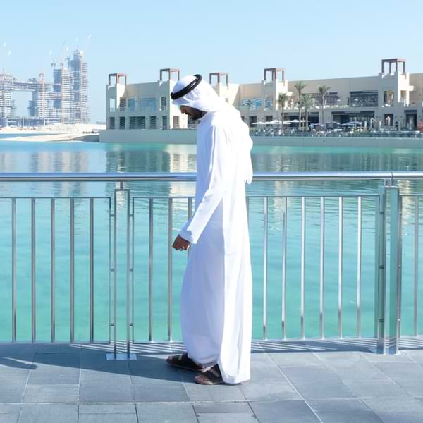 man in traditional dress oman