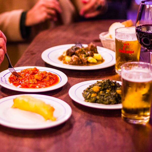 eating tapas in seville