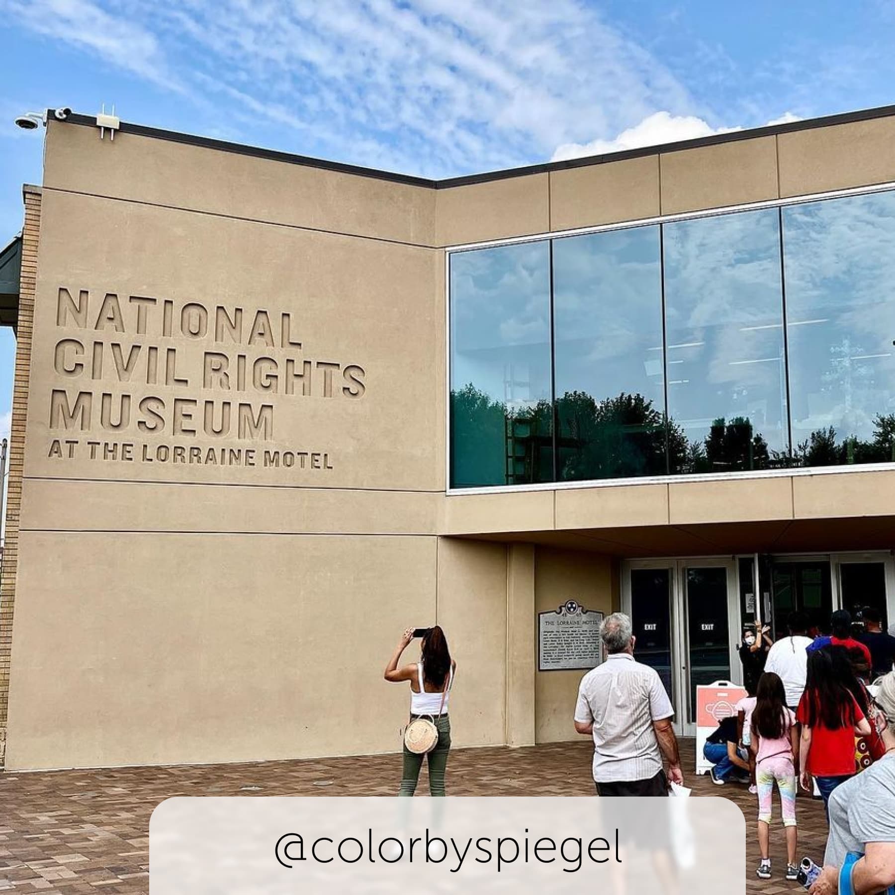 The national civil rights museum in Memphis