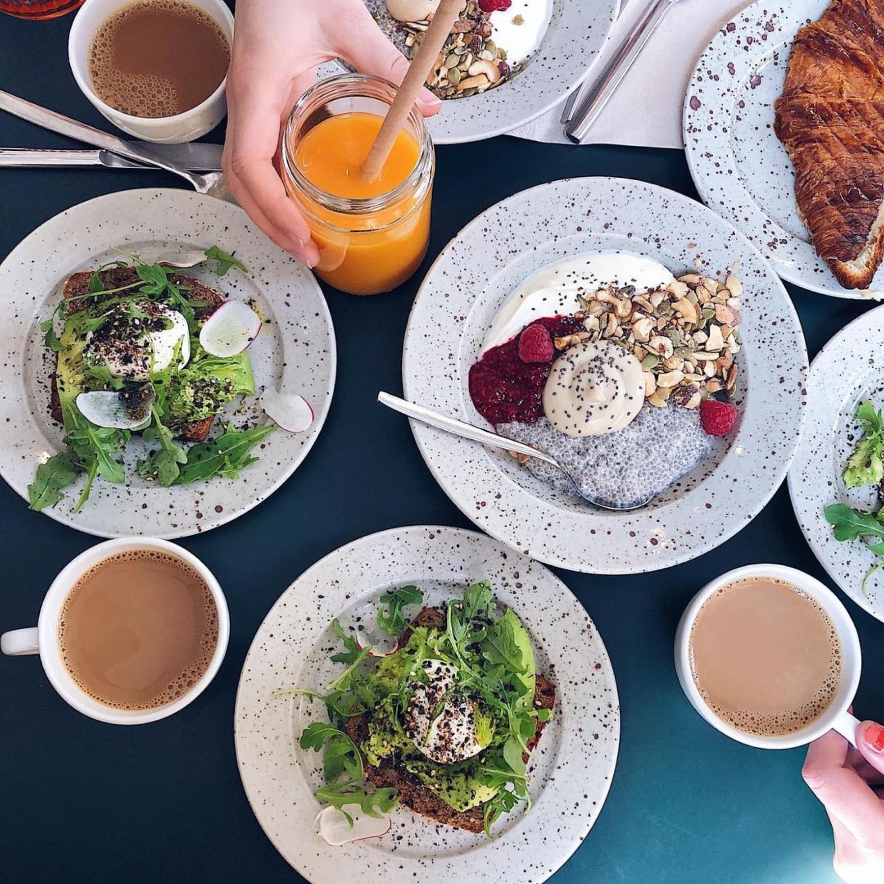 Breakfast at Pom Oct Flora