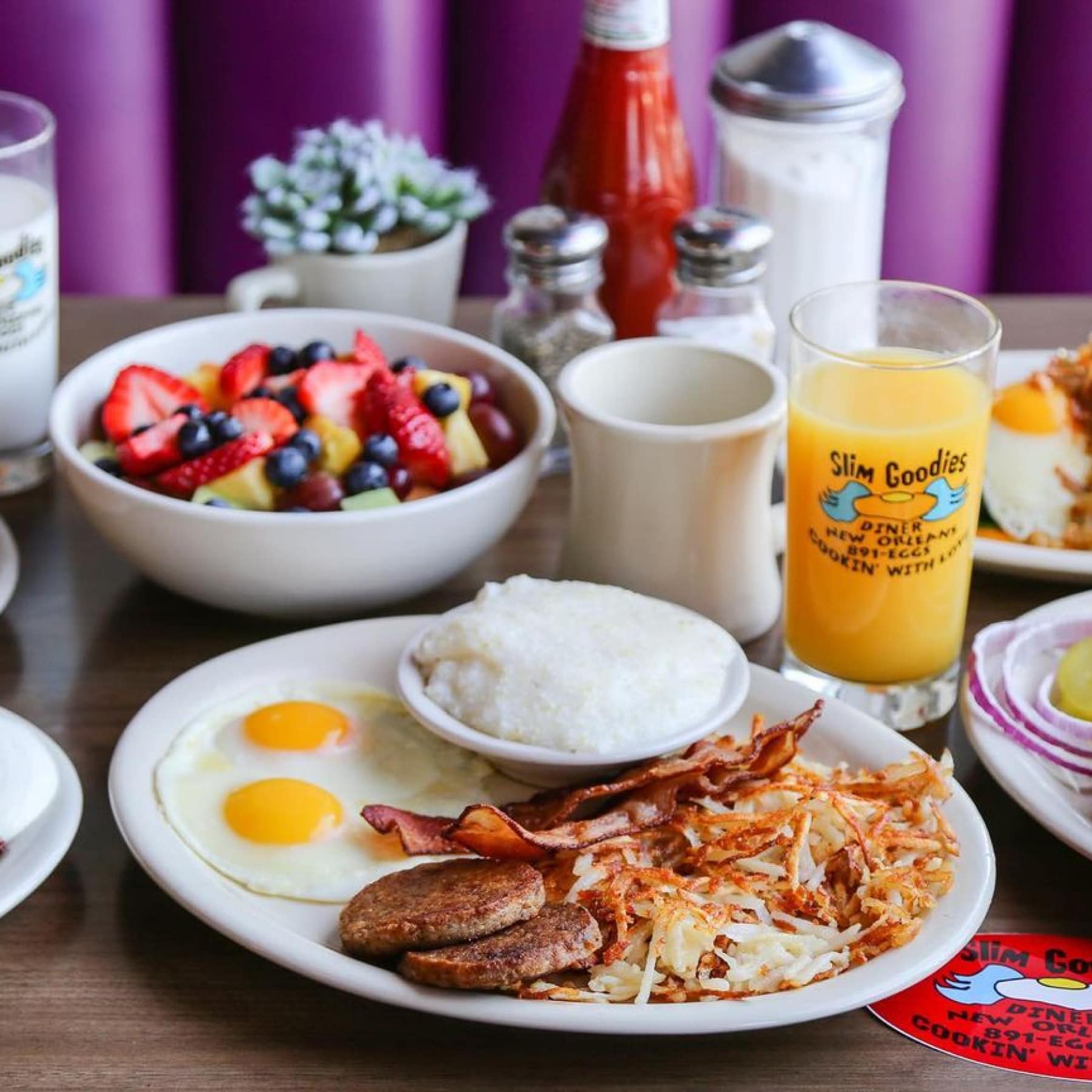Slim Goodies breakfast in New Orleans