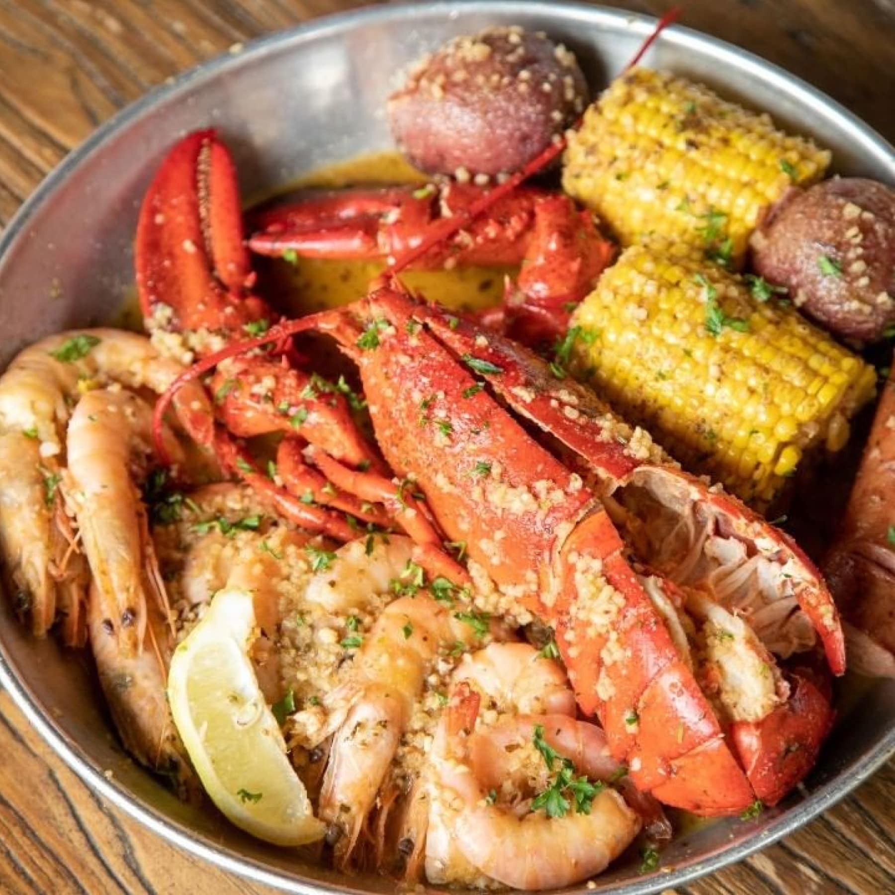 tasty seafood dish at boil seafood house
