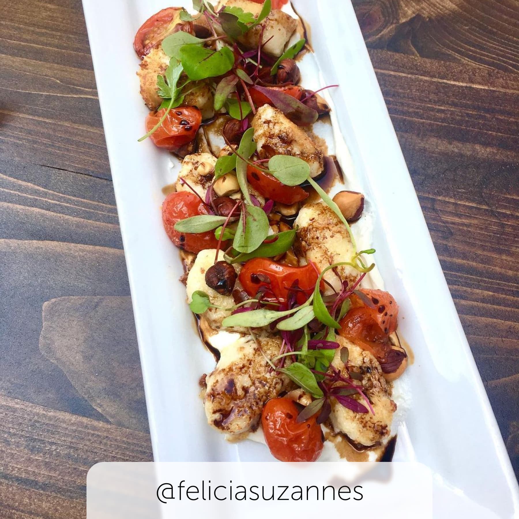 A smart and very tasty looking dish at Felicia Suzanne’s
