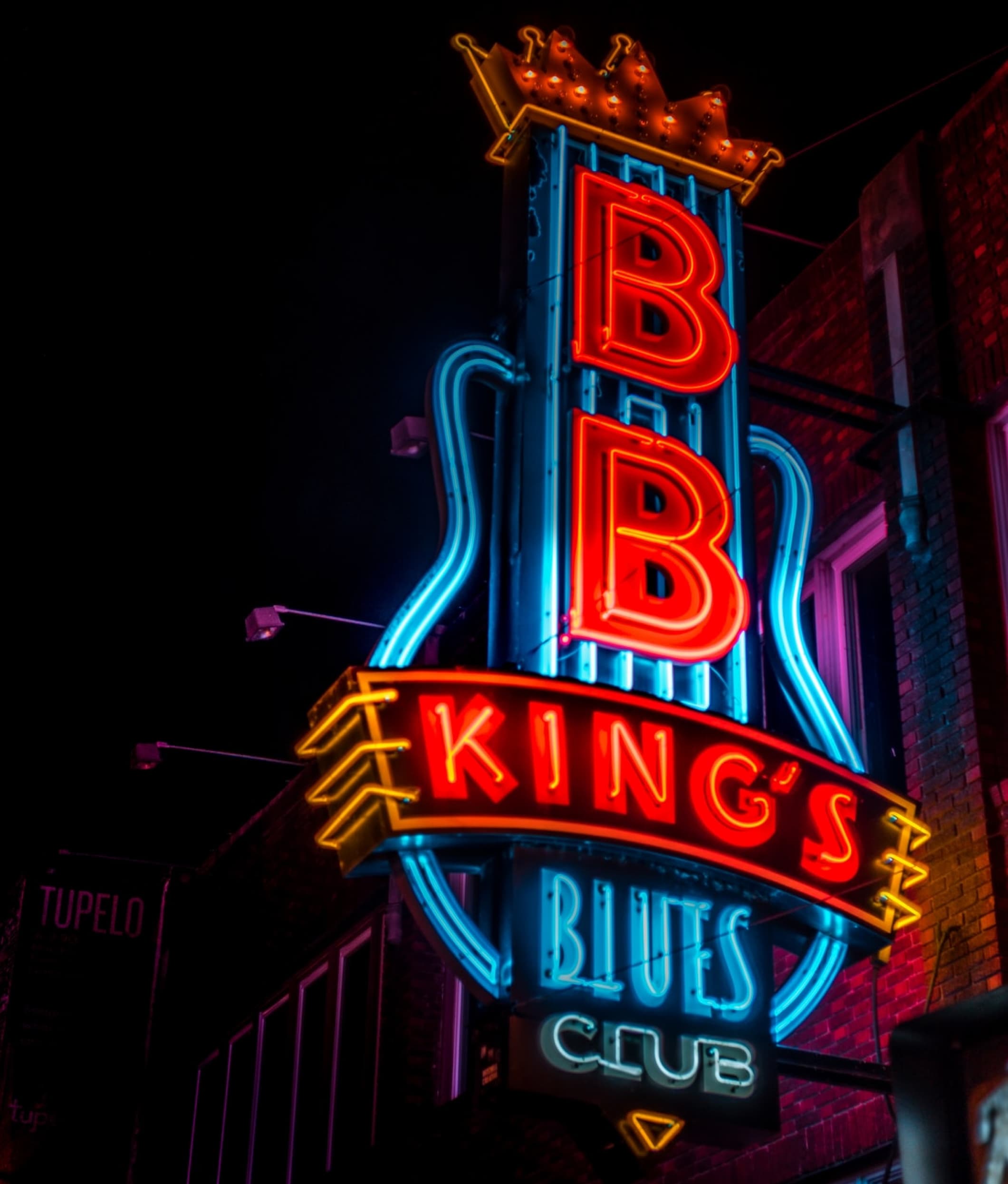 Blues club sign in Memphis