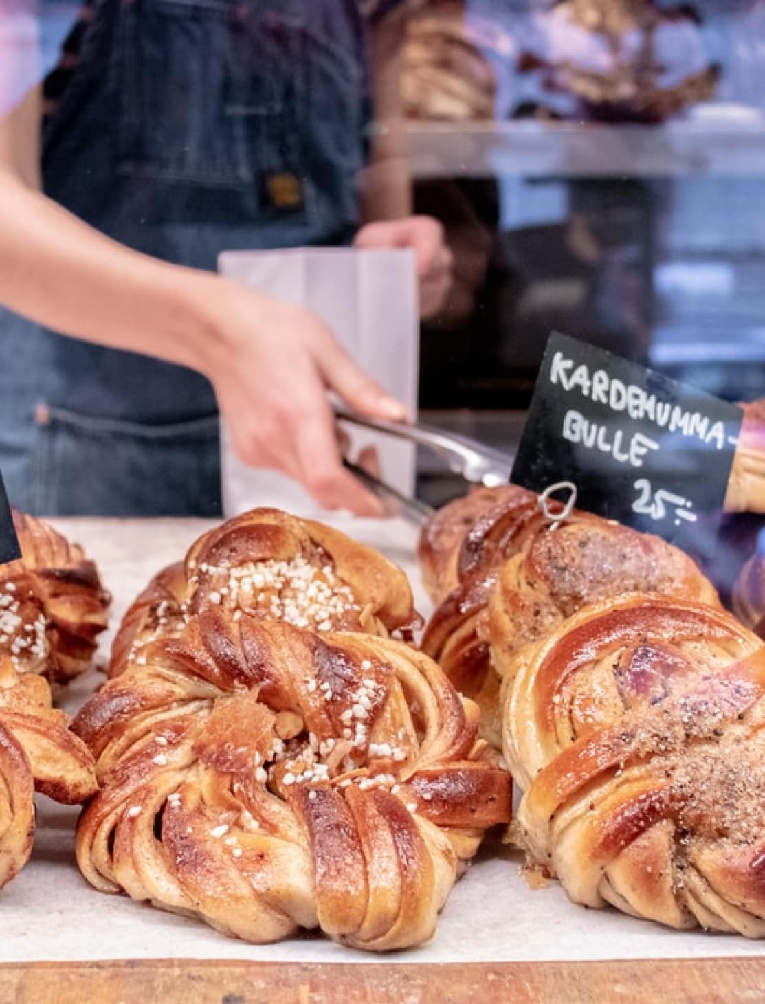 Pastries being served in Stockholm