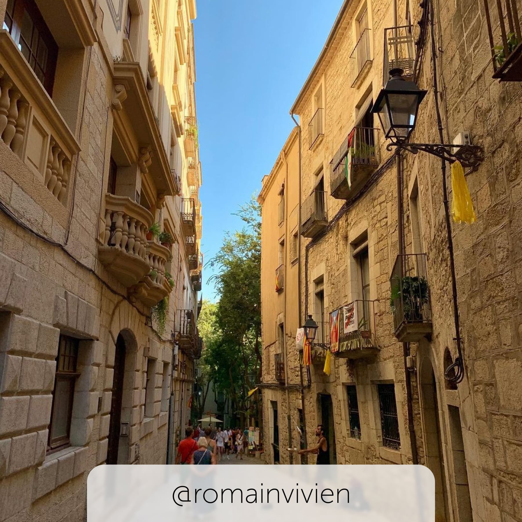 High walls of Girona