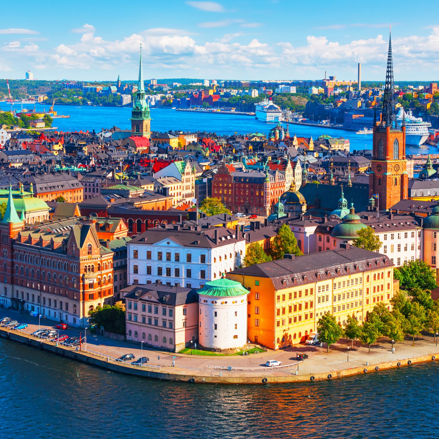Stockholm aerial view