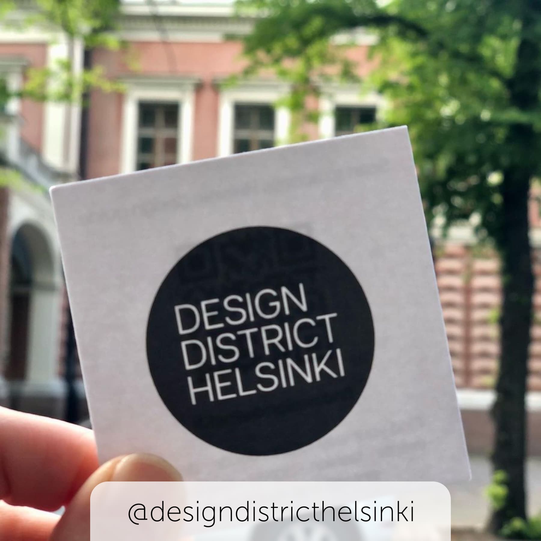 Design District Helsinki sticker