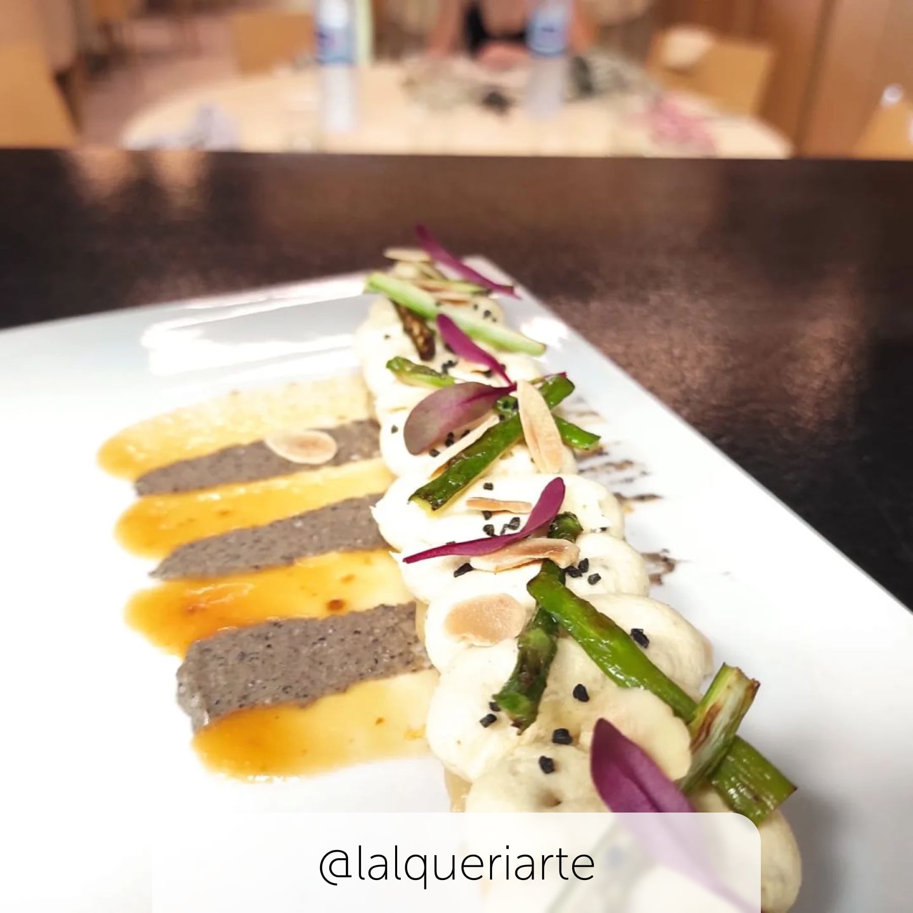Perfect composed dish at L’Alqueria