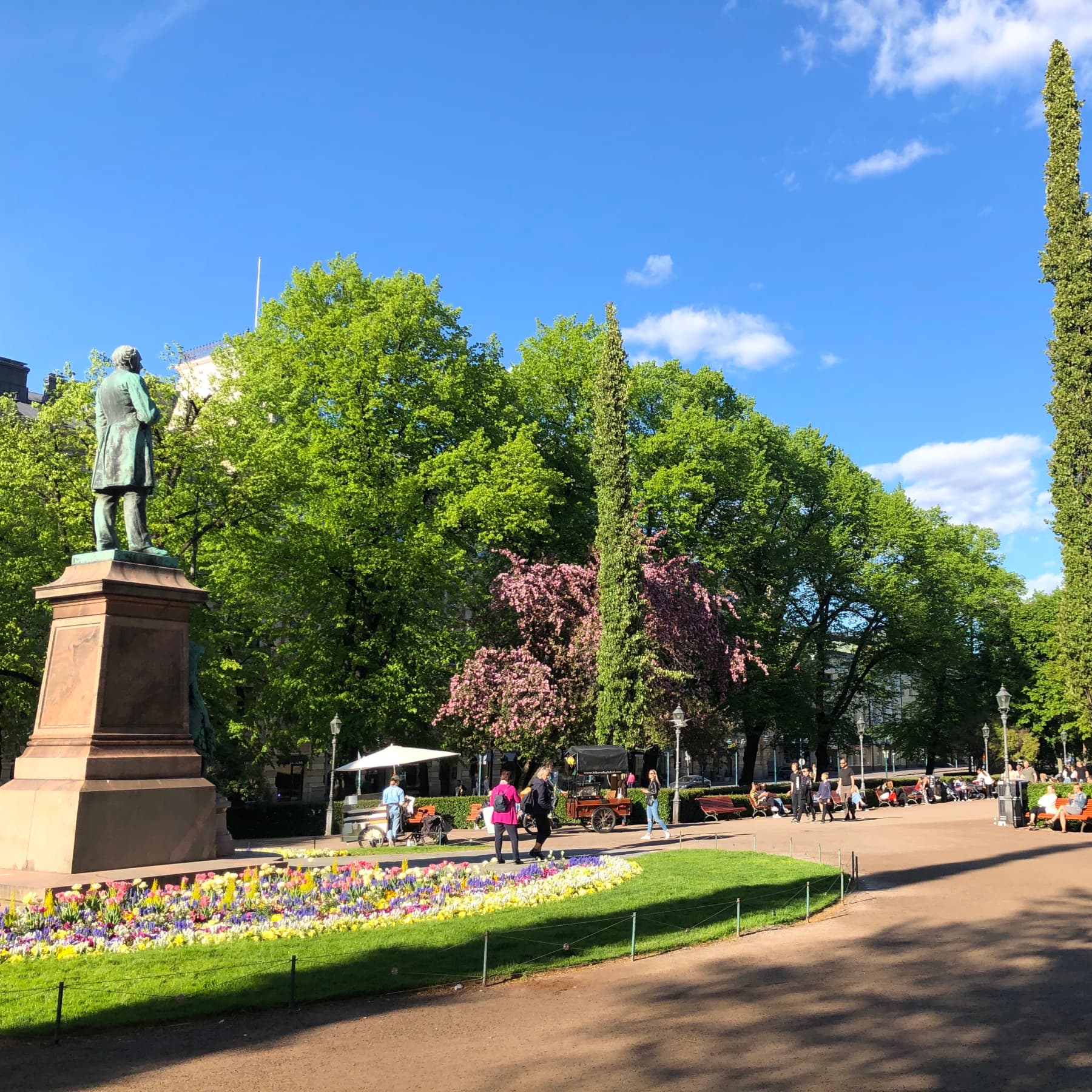 Esplanade Park in Helsinki